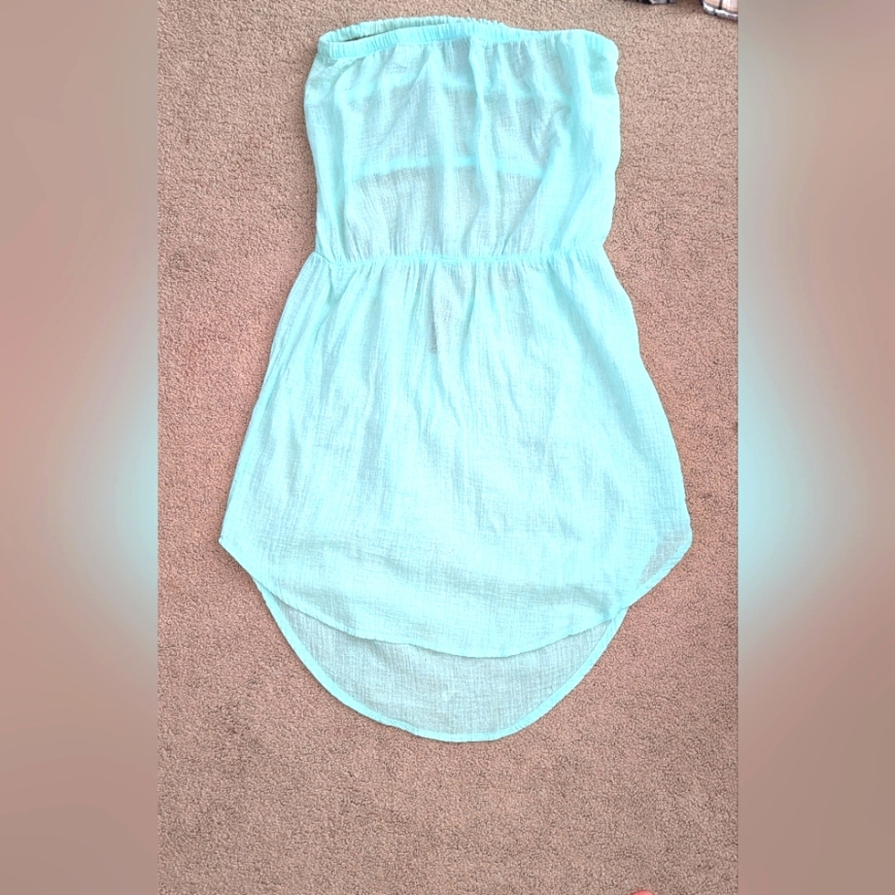Sheer Bathing Suit Cover-up Dress - Woman's Size Small